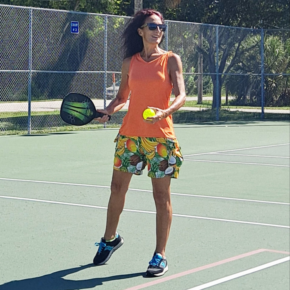 Yogaz Tooty Fruity Fun Print Shorts - YOGAZ