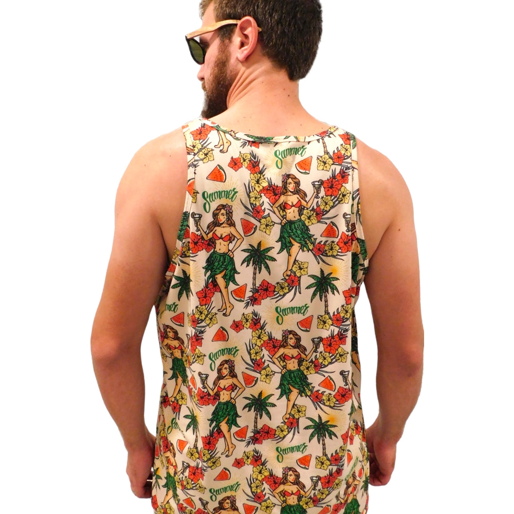 Island Girl Super Cool Chill Tank Top - Functional Yoga Tank - YOGAZ