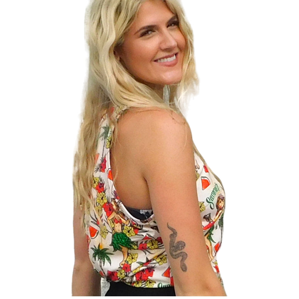Island Girl Super Cool Chill Tank Top - Functional Yoga Tank - YOGAZ