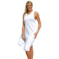 Yogaz New Eco Friendly Bamboo  Ivory Swimsuit Cover-Sun Dress is called "Wave". It's super cute, elegant and so comfortable. - YOGAZ
