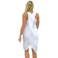 Yogaz New Eco Friendly Bamboo  Ivory Swimsuit Cover-Sun Dress is called "Wave". It's super cute, elegant and so comfortable. - YOGAZ