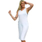 Yogaz New Eco Friendly Bamboo  Ivory Swimsuit Cover-Sun Dress is called "Wave". It's super cute, elegant and so comfortable. - YOGAZ