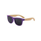 Yogaz Purple Rimmed Bamboo Sunglasses