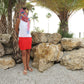 NEW!! Red Eco Friendly Modal Skort - YOGAZ
