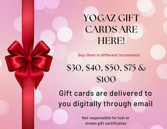 YOGAZ Gift Cards