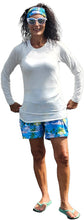 Load image into Gallery viewer, Bamboo UV Protectant Long Sleeve Shirts White sizes Extra Small to XXXL
