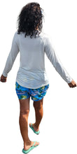 Load image into Gallery viewer, Bamboo UV Protectant Long Sleeve Shirts White sizes Extra Small to XXXL

