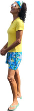 Load image into Gallery viewer, YOGAZ Bamboo UV Protectant V-Neck T-Shirts Yellow Sizes XXS to XXL
