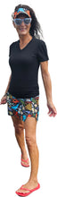 Load image into Gallery viewer, YOGAZ Bamboo UV Protectant V-Neck T-Shirts Black Sizes XXS to XXL
