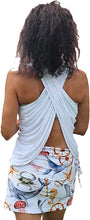 Load image into Gallery viewer, Yogaz Eco-Friendly Bamboo Bow Tank Top in White
