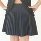 Black Pleated Skort - YOGAZ