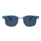 YOGAZ Cool Blue Low Profile Bamboo Sunglasses - YOGAZ