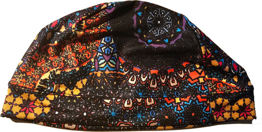 Stylish Mandala Cap with UV Protection & Adjustable Strap - YOGAZ