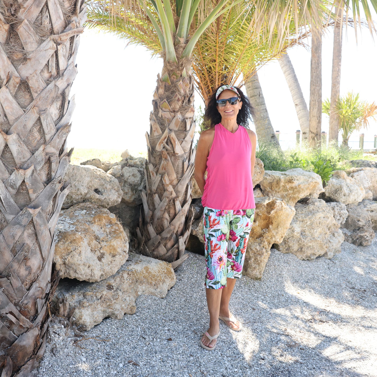 Desert Rose Capris
