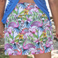 Flamingo Skort Comfy & Don't Ride Up - YOGAZ