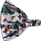 Tropical Stripe Parrot headband matching parrot shorts - YOGAZ