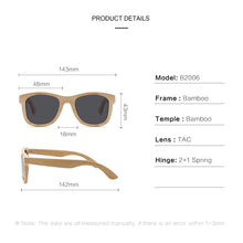 Load image into Gallery viewer, a pair of sunglasses with measurements for each pair
