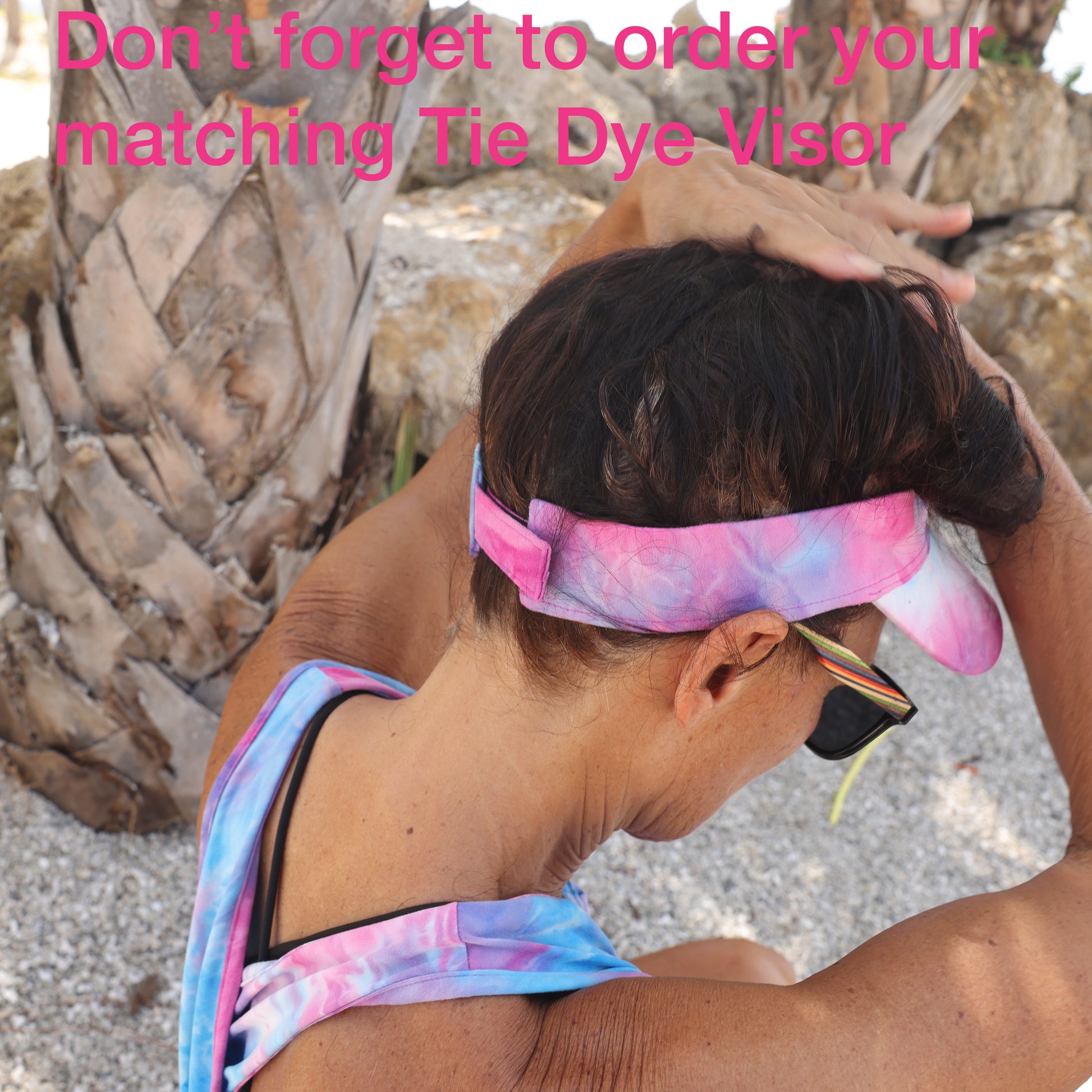 Tie Dye Visor Pattern 2 - YOGAZ