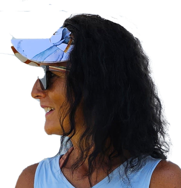 Sea Lion Ocean Life Nautical Skort Matching Sun Visor Adjustable Size Hat
