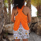 YOGAZ Eco-Friendly Fabric Luminous Orange BOW Tank Top - YOGAZ