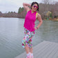 YOGAZ Eco-Friendly Modal BOW Tank Top Pink