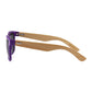Yogaz Purple Rimmed Bamboo Sunglasses - YOGAZ