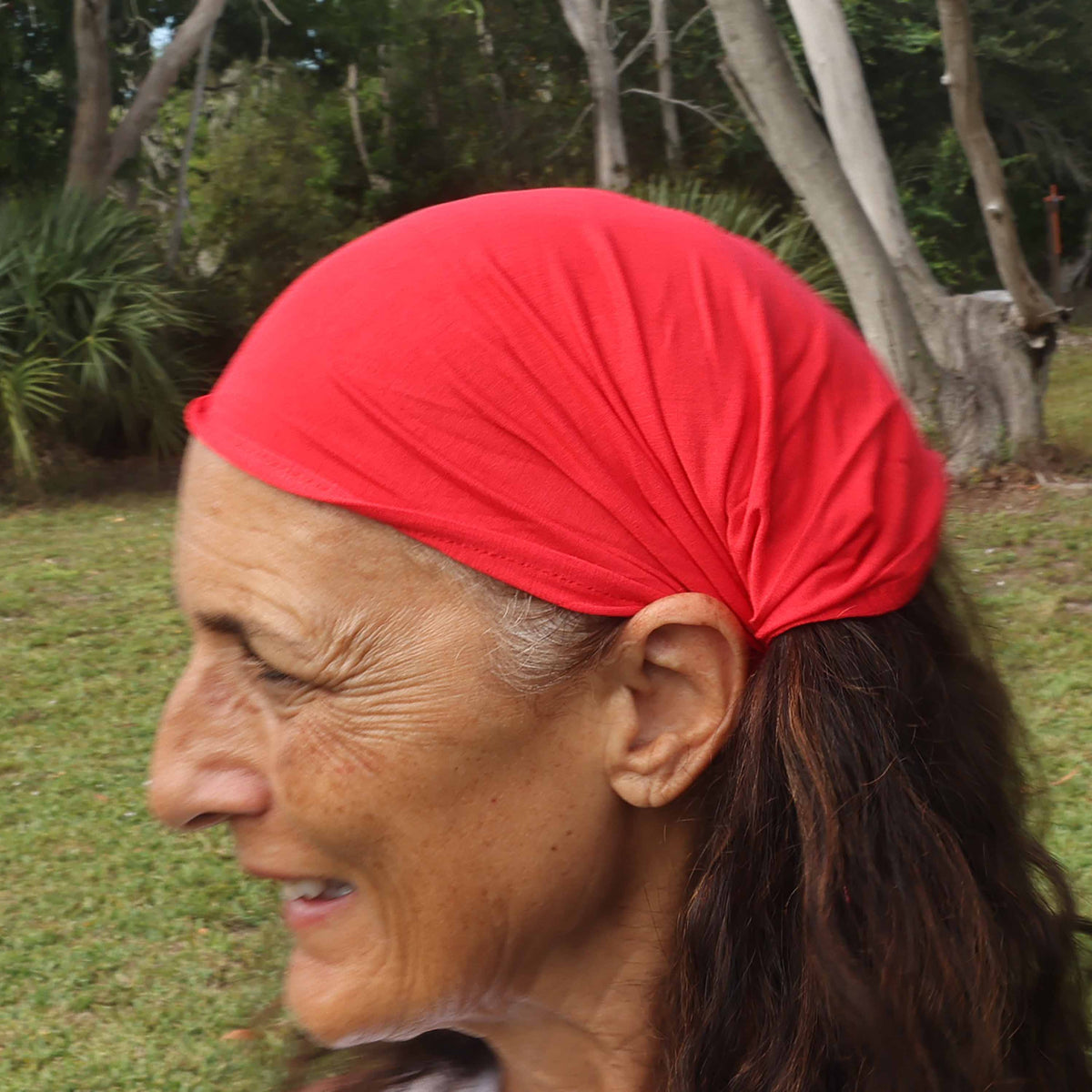 Red Bamboo Headband