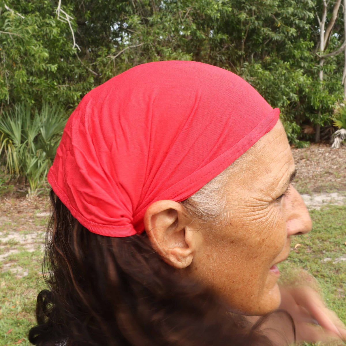 Red Bamboo Headband