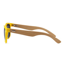 Load image into Gallery viewer, Yogaz Yellow Rimmed Bamboo Sunglasses
