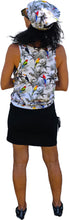 Load image into Gallery viewer, Black Bamboo Skort - Soft Bamboo Fabric, Breathable, Sizes XXS-XXL
