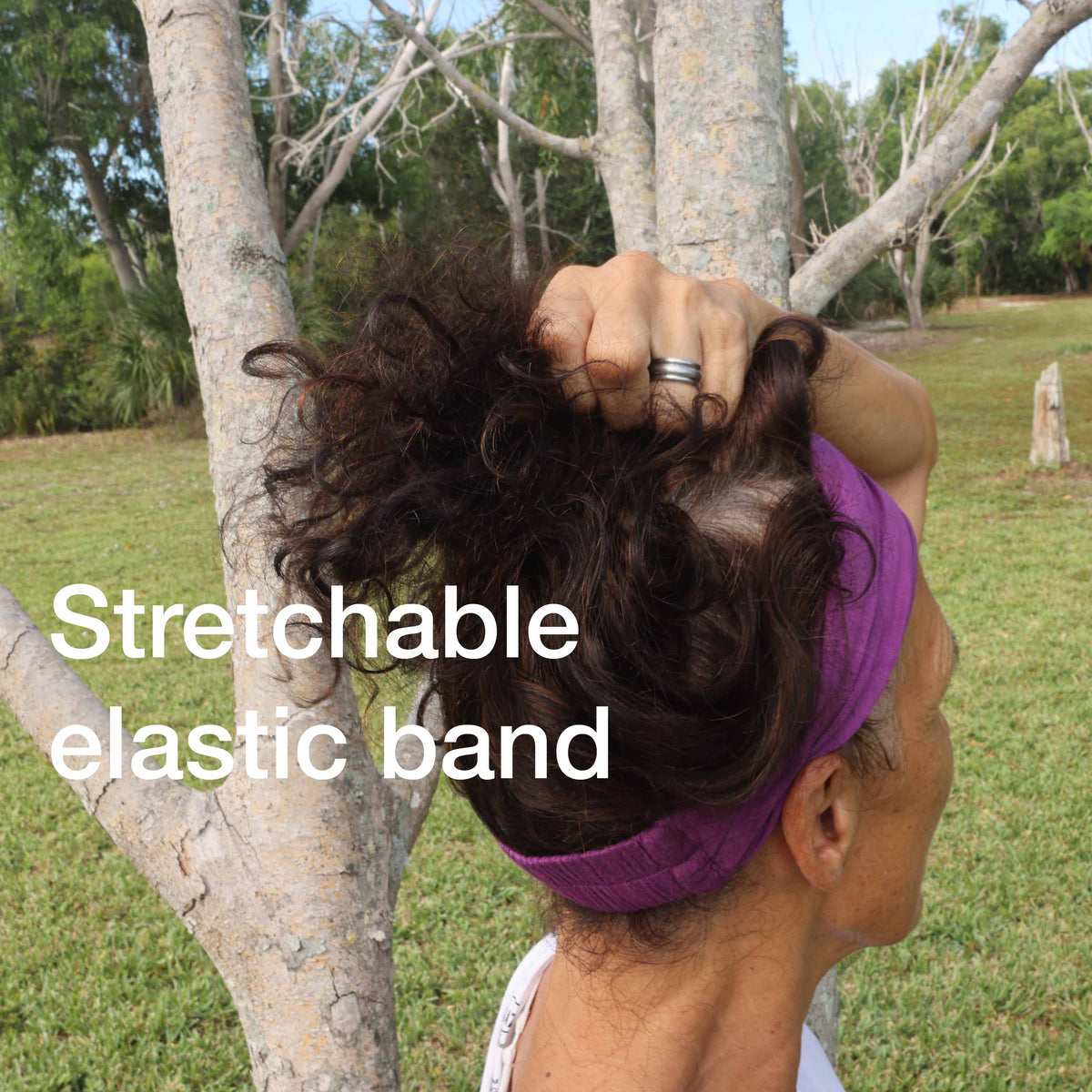 Purple Bamboo Headband
