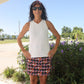 Skort Red, White & Blue USA - YOGAZ