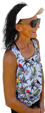 Load image into Gallery viewer, White Bamboo Matching Sun Visor
