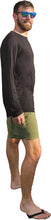 Load image into Gallery viewer, Bamboo UV Protectant  Long Sleeve Shirts Black sizes Extra Small to XXXL
