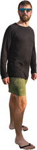 Load image into Gallery viewer, Bamboo UV Protectant  Long Sleeve Shirts Black sizes Extra Small to XXXL
