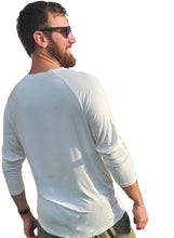 Load image into Gallery viewer, Bamboo UV Protectant Long Sleeve Shirts White sizes Extra Small to XXXL
