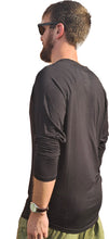Load image into Gallery viewer, Bamboo UV Protectant  Long Sleeve Shirts Black sizes Extra Small to XXXL
