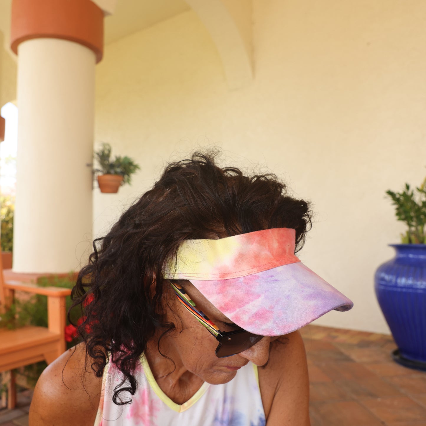 Tie Dye Visor Pattern 1