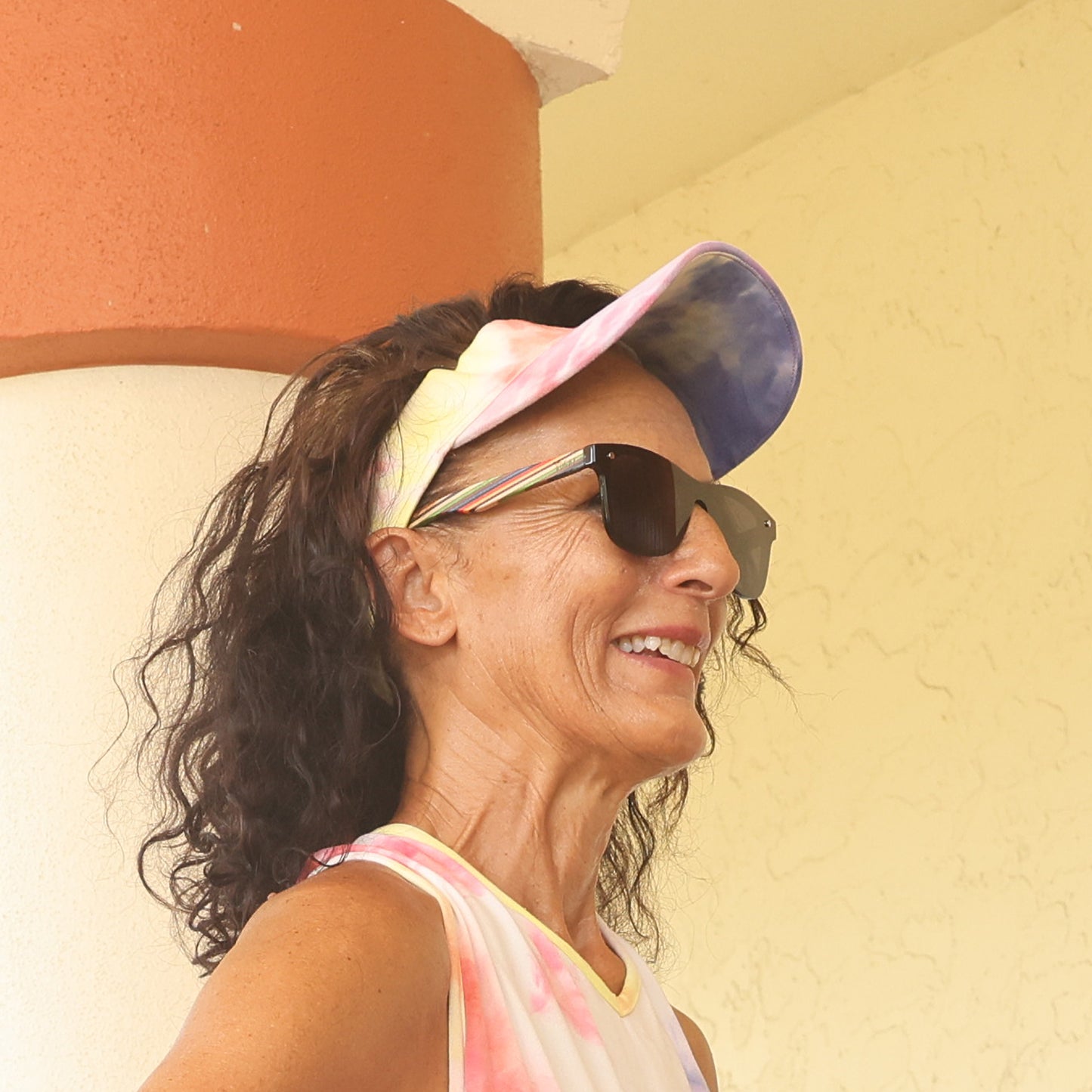 Tie Dye Visor Pattern 1