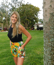 Load image into Gallery viewer, Yogaz Tooty Fruity Fun Print Shorts for Pickleball, Yoga Gardening and more!

