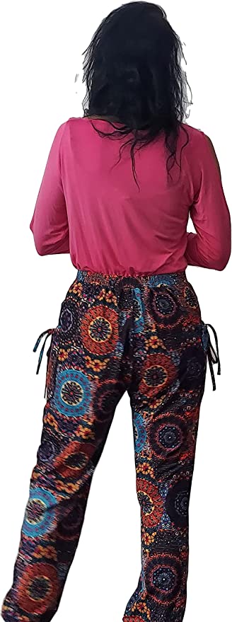 YOGAZ Mandala Print Pants with our Signature Pocket in Pocket design