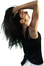 Load image into Gallery viewer, YOGAZ Eco-Friendly Bamboo Fabric Luscious Super Soft Black BOW Tank Top
