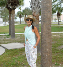 Load image into Gallery viewer, YOGAZ Bunty Elephant Print Pants with our signature two Pockets in one design
