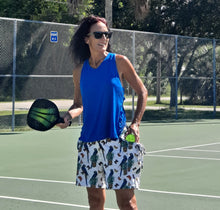 Load image into Gallery viewer, YOGAZ Breezy Tropical Stripe Colorful &amp; Fun Shorts
