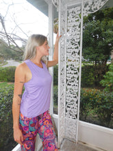 Load image into Gallery viewer, YOGAZ Eco-Friendly Bamboo Fabric Lovely Lavender BOW Tank Top
