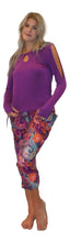 Load image into Gallery viewer, YOGAZ Eco-Friendly Bamboo Fabric Breathe Keyhole Purple Long Sleeve Shirt
