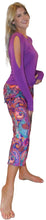 Load image into Gallery viewer, YOGAZ Eco-Friendly Bamboo Fabric Breathe Keyhole Purple Long Sleeve Shirt
