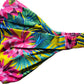 a close up of a bow tie on a white background