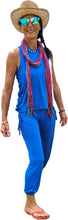 Load image into Gallery viewer, YOGAZ &quot;NEW&quot; Royal Blue Bamboo Pants with our Signature Pocket in Pocket Design
