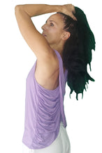 Load image into Gallery viewer, YOGAZ Eco-Friendly Bamboo Fabric Lovely Lavender BOW Tank Top
